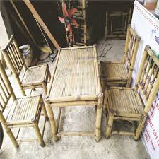 Bàn ghế tre - Cao Bằng Bamboo - Công Ty CP Xây Dựng Và Chế Biến Trúc Tre Xuất Khẩu Cao Bằng